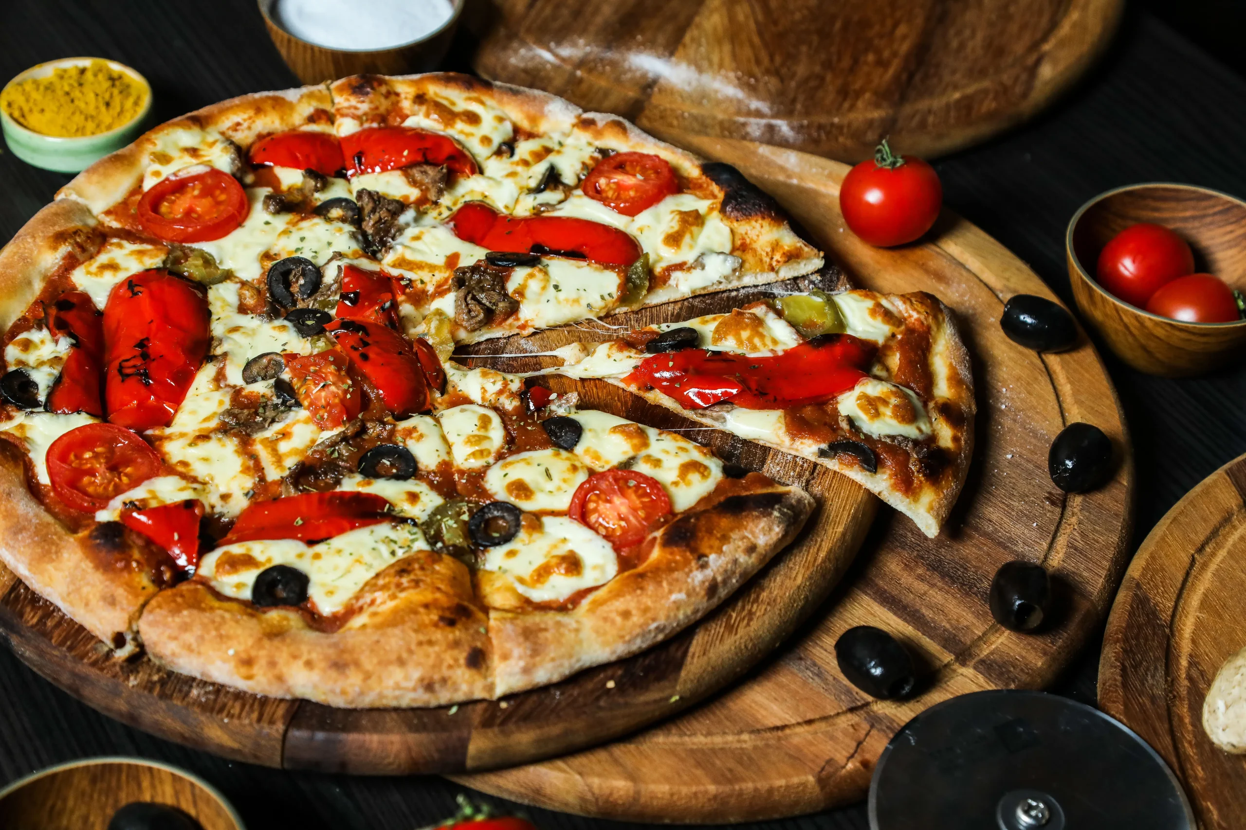 Découvrez notre restaurant traiteur chez Arnaud à Pourrières, pizza aux champignons
